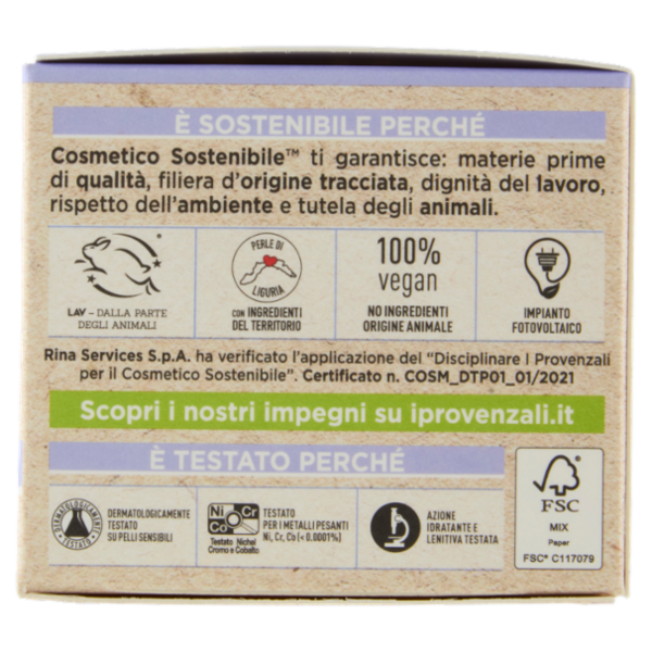 I Provenzali Bio Crema Gel Biologica Lavanda Ligure 50 mL