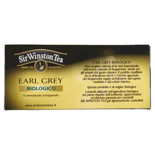 Sir Winston Tea Earl Grey Biologico 20 x 1,75 g