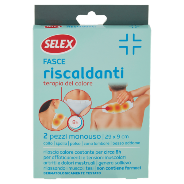 Selex Fascia Riscaldante Monouso 28,8x9 cm 2 pezzi