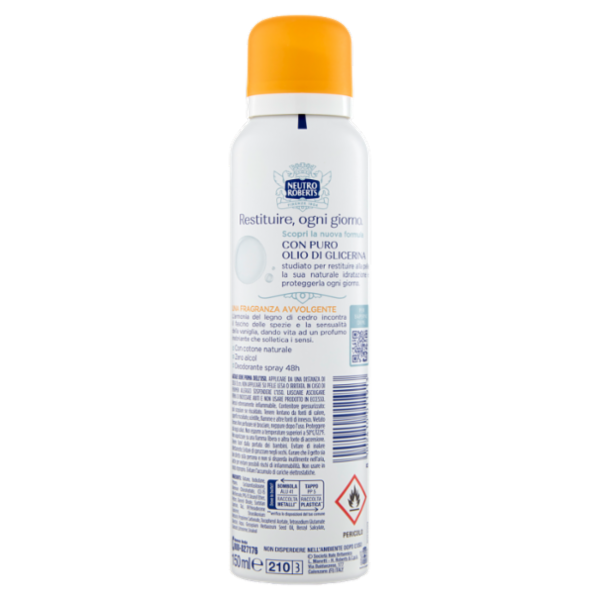 Neutro Roberts Asciutto Cedro e Vaniglia 150 ml