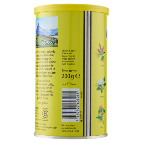 Ricola Melissa Limoncella 200 g