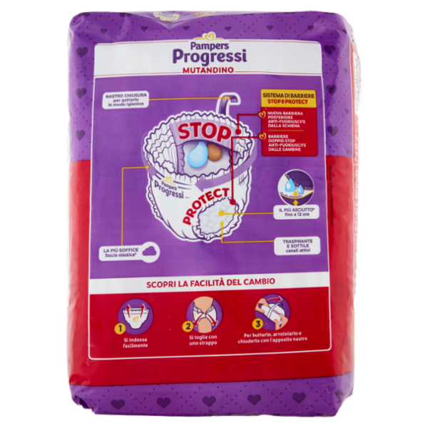 Pampers Progressi Mutandino Junior 17 pz
