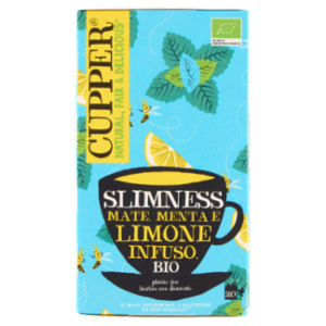 CUPPER My Slim Mate Infuso Bio Di Mate Menta e Limone, 20 Bustine 40 g