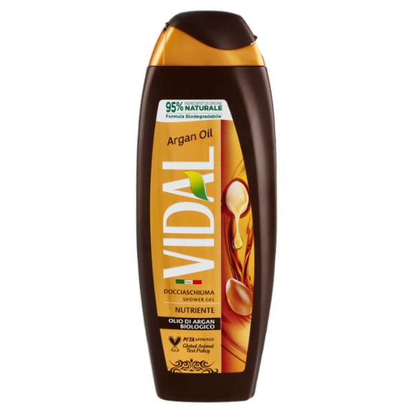 Vidal Argan Oil Docciaschiuma Olio di Argan Biologico 250 ml