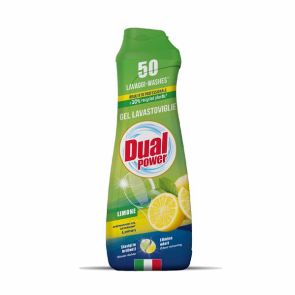 Dual Power Gel Lavastoviglie al Limone 50 lavaggi
