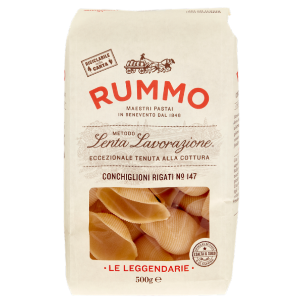 Rummo Le Leggendarie Conchiglioni Rigati N° 147 500 g