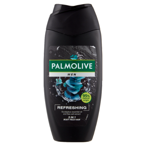 Palmolive bagnoschiuma Men Refreshing 3 in 1 con oli essenziali 220 ml