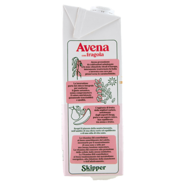 Zuegg Skipper bevanda vegetale di Avena con fragola 1000 ml