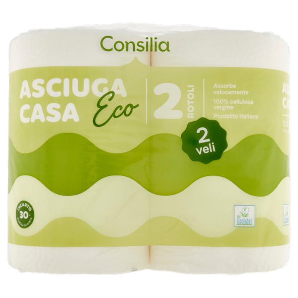 Consilia Asciuga Casa Ecologico 2 Veli 2 rotoli