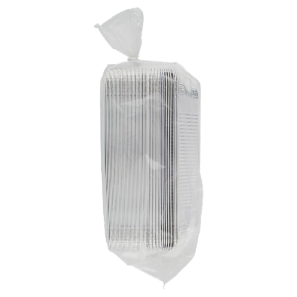 Vanto Contenitore in Alluminio 32x26x4 cm 50 pezzi