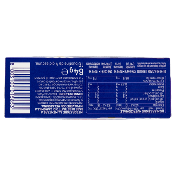 Selex Camomilla Solubile con Melatonina 16 Bustine 64 g