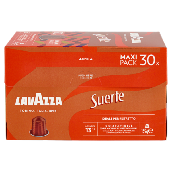 Lavazza Suerte Compatibile con Nespresso Original 30 Capsule 159 g