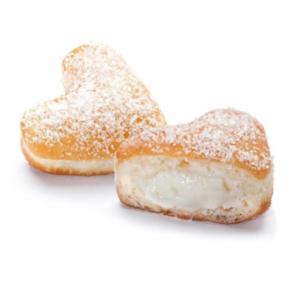 Brioches Cuore Mignon Con Crema Latte Panna