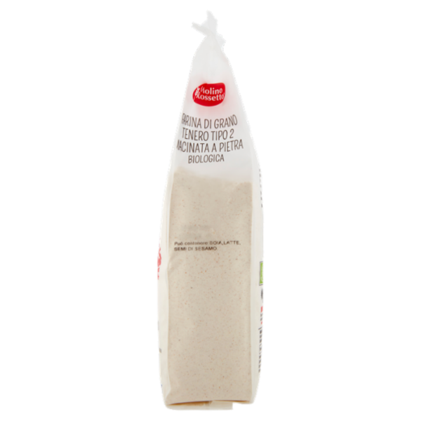 Molino Rossetto Farina Macinata a Pietra Biologica 2 500 g