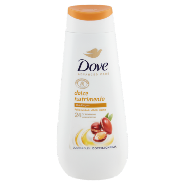 Dove Advanced Care Docciaschiuma dolce nutrimento olio d'argan 225 ml