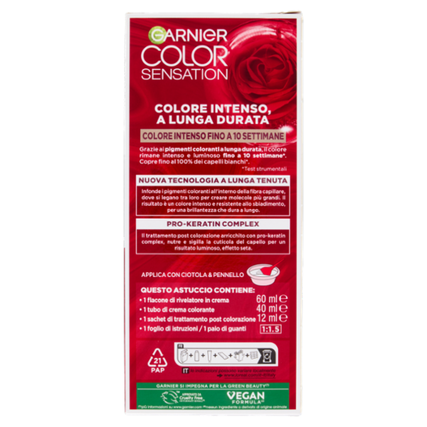 Garnier Color Sensation Colorazione Permanente in Crema 7.0 Biondo