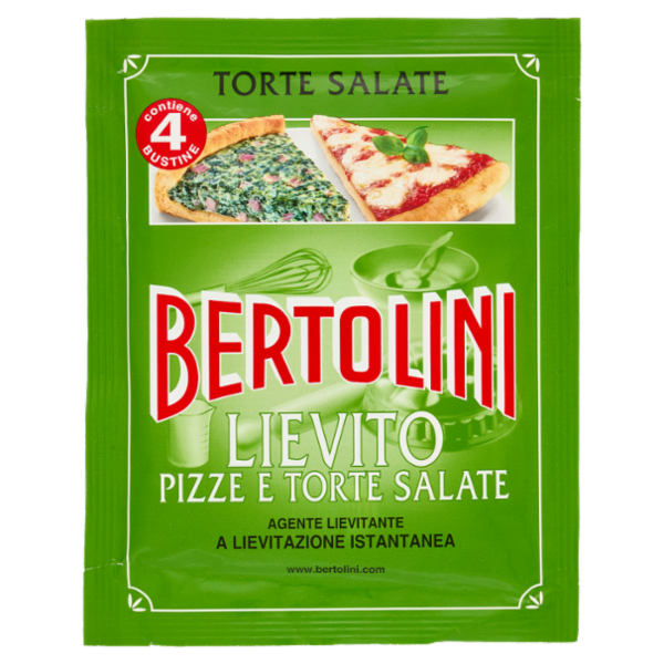 Bertolini Lievito Pizze e Torte Salate 4 x 16 g