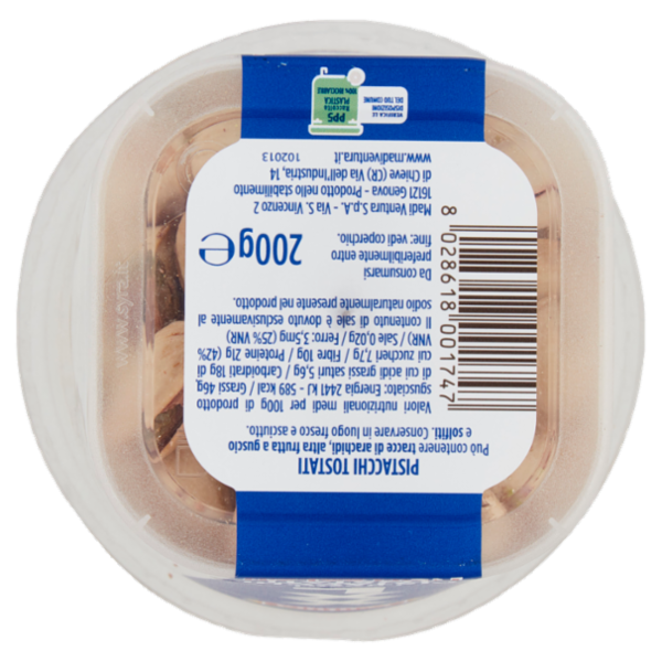 Ventura XXL Pistacchi Tostati Non Salati 200 g