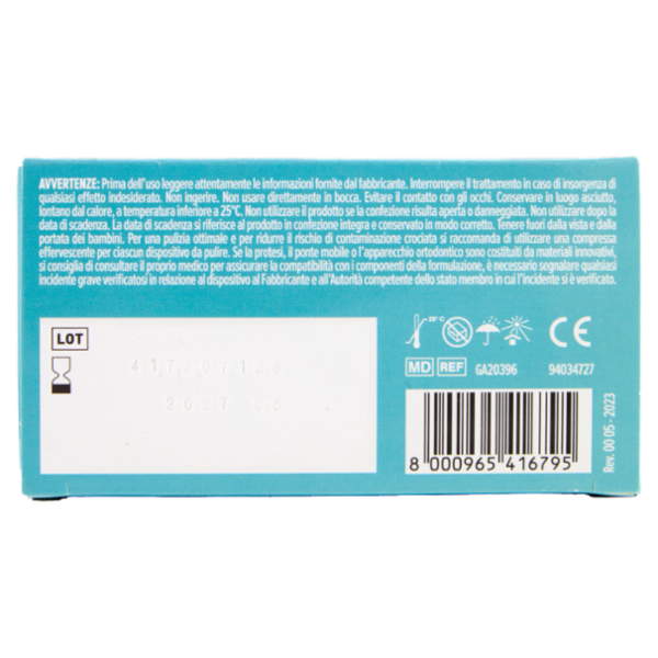 Consilia Compresse per la Pulizia di Protesi e Apparecchi Ortodontici 36 pezzi