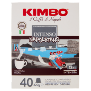 Kimbo Intenso Napoletano Capsule Compatibili Con Macchine Nespresso* Original 40 x 5,5 g