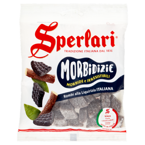 Sperlari Morbidizie Rombi alla Liquirizia Italiana 160 g
