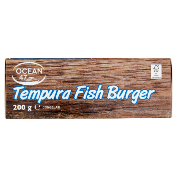 Ocean 47 Tempura Fish Burger Congelati 200 g