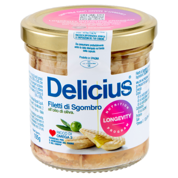 Delicius Filetti di Sgombro all'olio di oliva 150 g