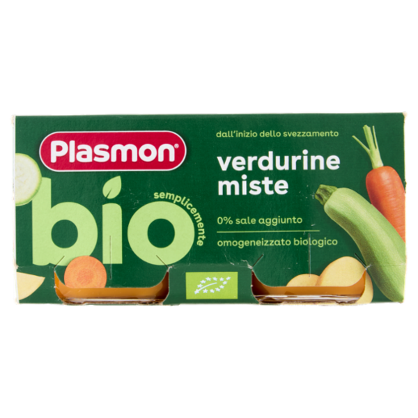 Plasmon semplicemente bio verdurine miste 2 x 80 g
