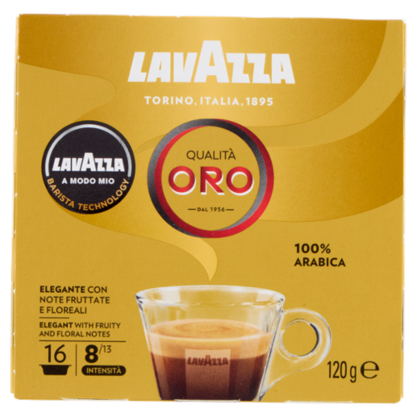 Lavazza A Modo Mio Qualità Oro 16 Capsule 120 g