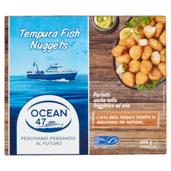 Ocean 47 Tempura Fish Nuggets Congelati 200 g