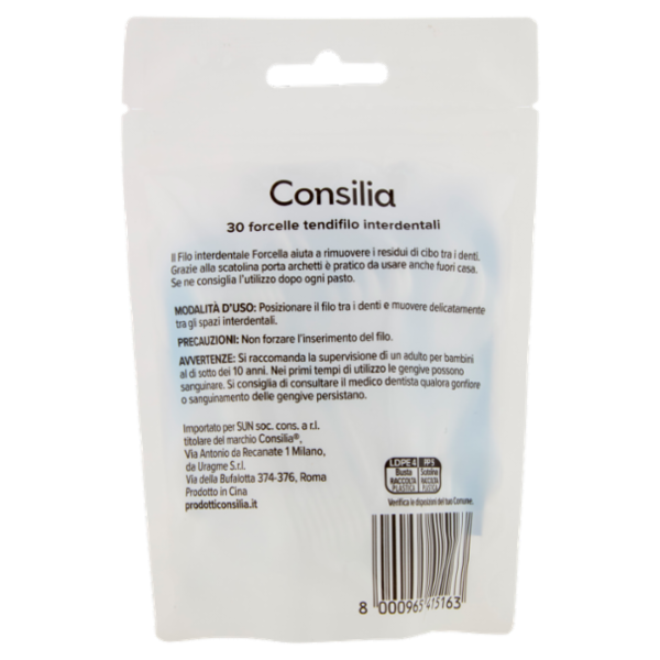 Consilia Filo Interdentale Forcella 30 pezzi