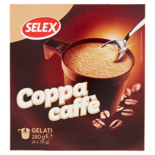 Selex 4 Coppe di Gelato al Caffé 280 g