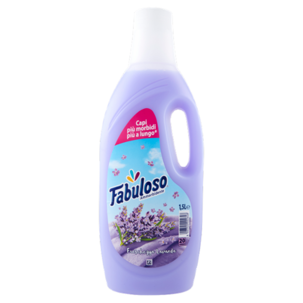 Fabuloso ammorbidente diluito Freschezza Lavanda 20 lavaggi 1,5 L