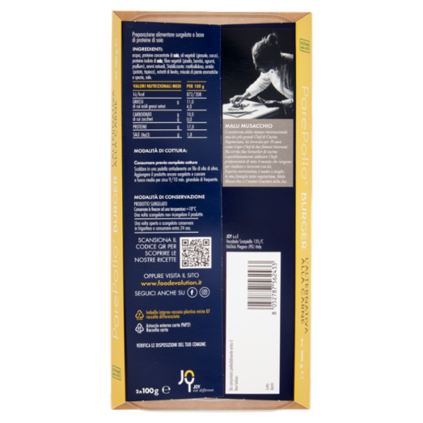 Food Evolution ParePollo Burger 2 x 100 g