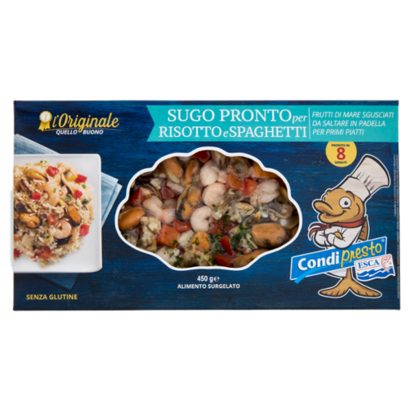 Esca Condipresto Sugo Pronto per Risotto e Spaghetti 450 g