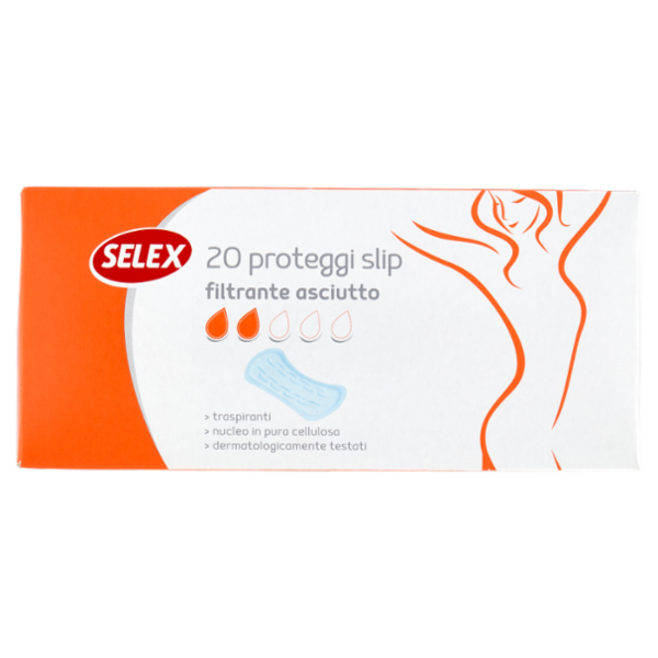 Selex Proteggi Slip Anatomici 20 pezzi