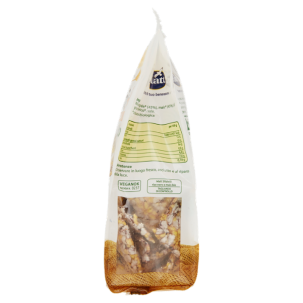 Matt non solo pane sfizioSì Riso Nero e Mais bio 60 g