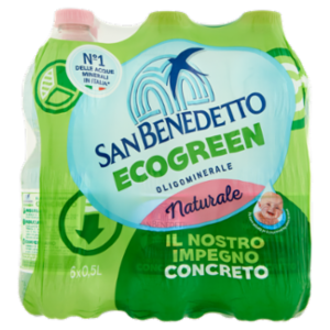 San Benedetto Acqua Naturale Benedicta Ecogreen 6 x 0,5 L