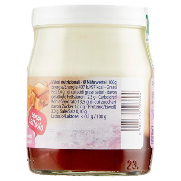 Sterzing Vipiteno bio yogurt da Latte fieno caramello senza Lattosio 150 g