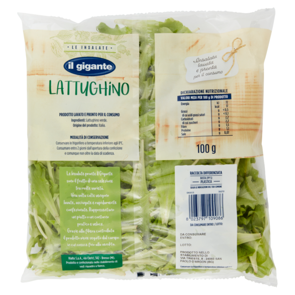 IL GIGANTE le Insalate Lattughino 100 g