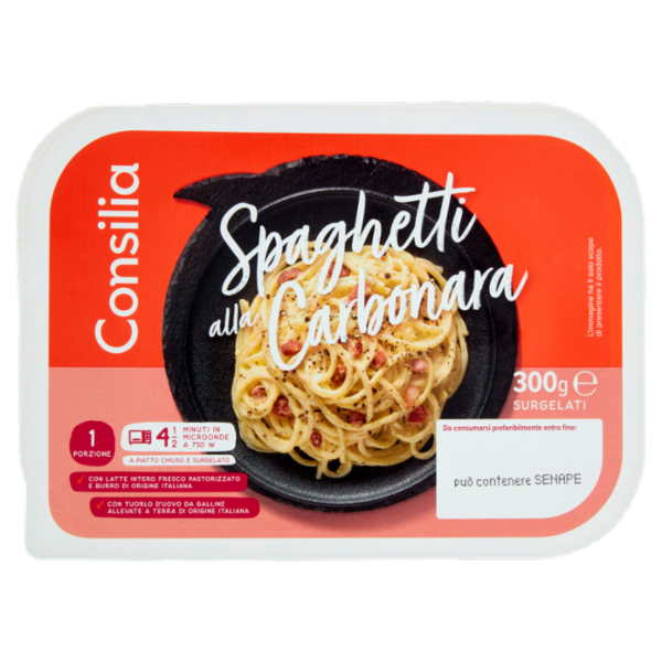 Consilia Spaghetti alla Carbonara Surgelati 300 g