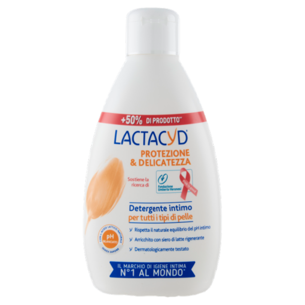 Lactacyd Protezione & Delicatezza Detergente intimo per tutti i tipi di pelle 300 ml