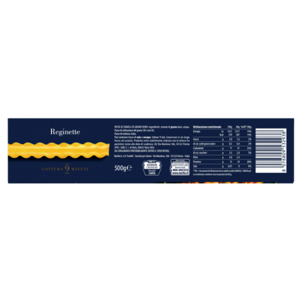 Barilla Pasta Specialità Reginette 500g