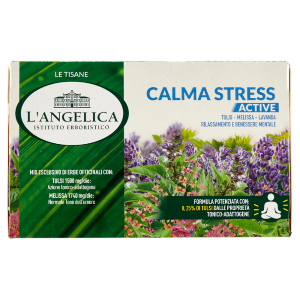 L'Angelica Le Tisane Calma Stress Active 18 Filtri 34,2 g