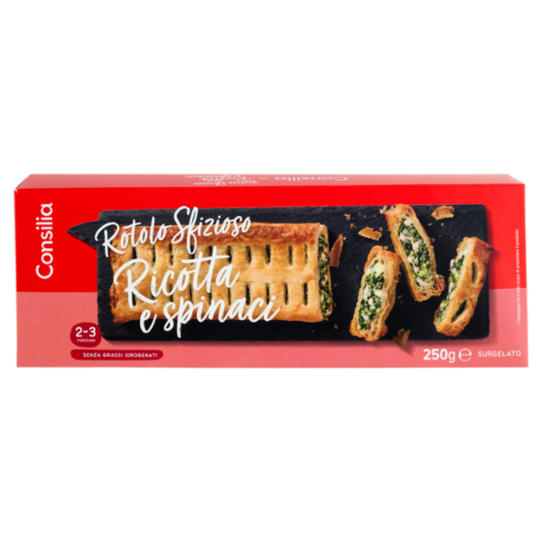 Consilia Rotolo Sfizioso Ricotta e Spinaci Surgelato 250 g
