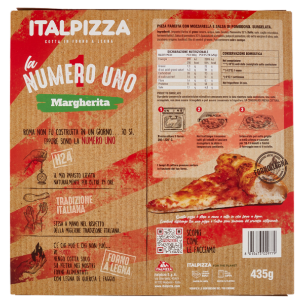 Italpizza la Numero Uno Margherita 435 g
