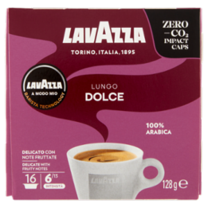Lavazza A Modo Mio Lungo Dolce 16 Capsule 128 g