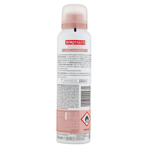 Borotalco Invisibile Profumo Cipriato Deo Spray 150 ml