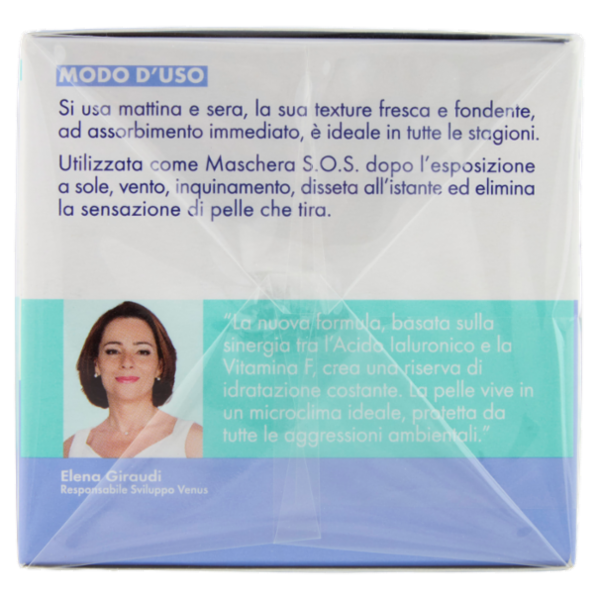 Venus Aqua 24 Crema Idratante Protettiva Pelli Normali e Miste 50 mL