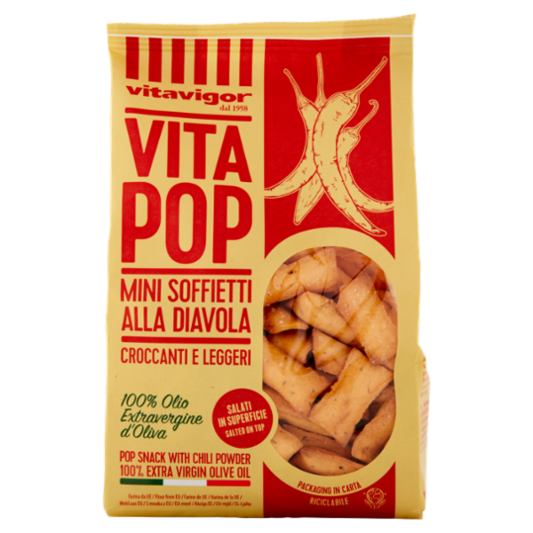 vitavigor Vitapop Mini Soffietti alla Diavola 120 g